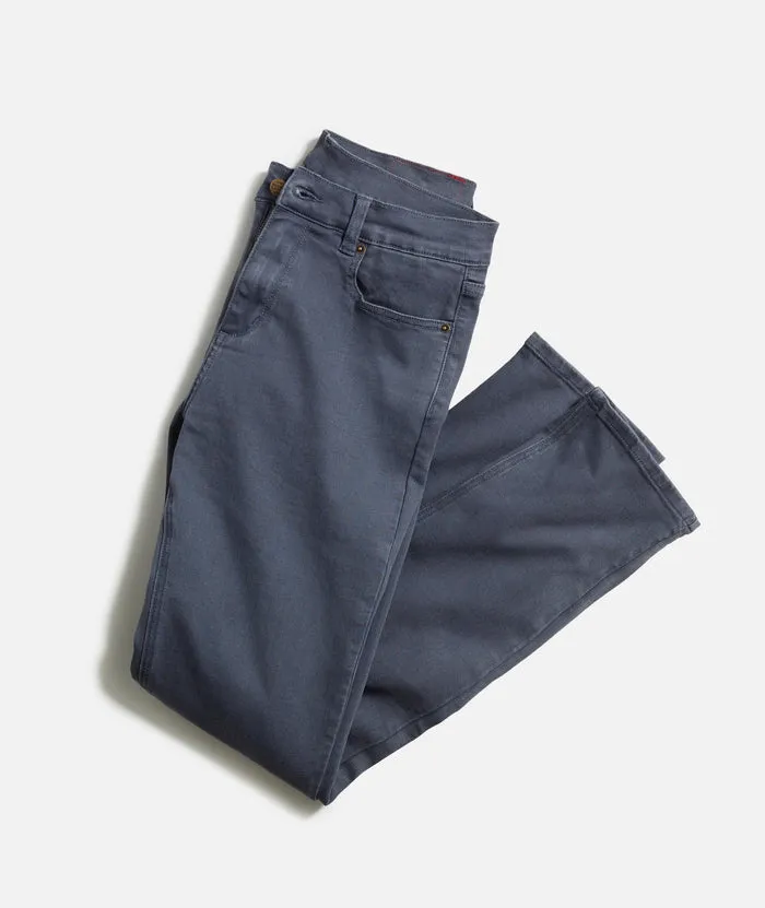 Marine Layer 5 Pocket Twill Pant- Slim Fit-midnight navy