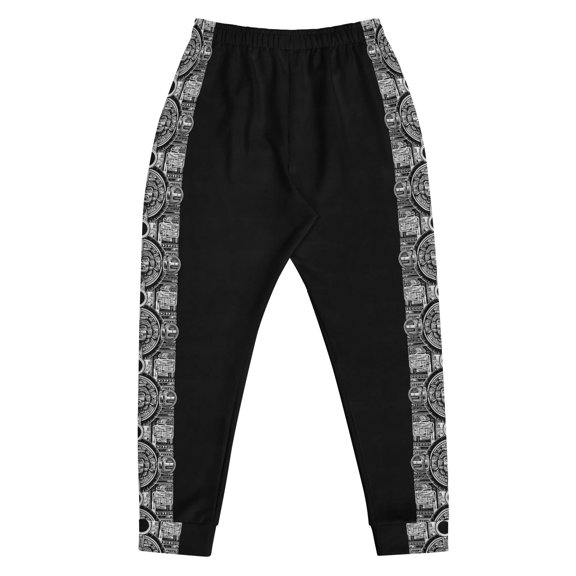 Mayan Aztec Hieroglyphic Tribal Unisex Festival Joggers by Meta Zen v2.0