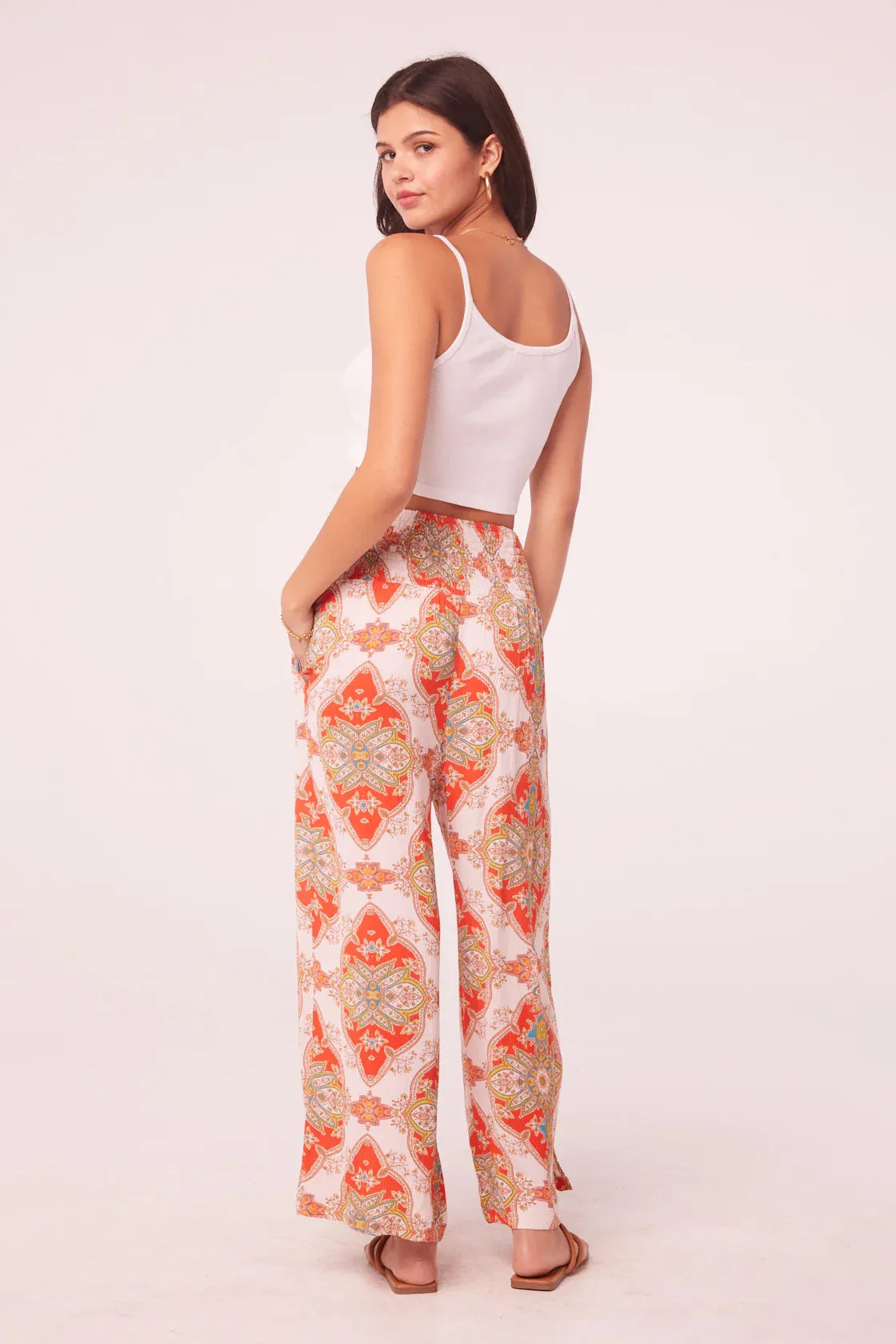 Meknes Medallion Wide Leg Pants