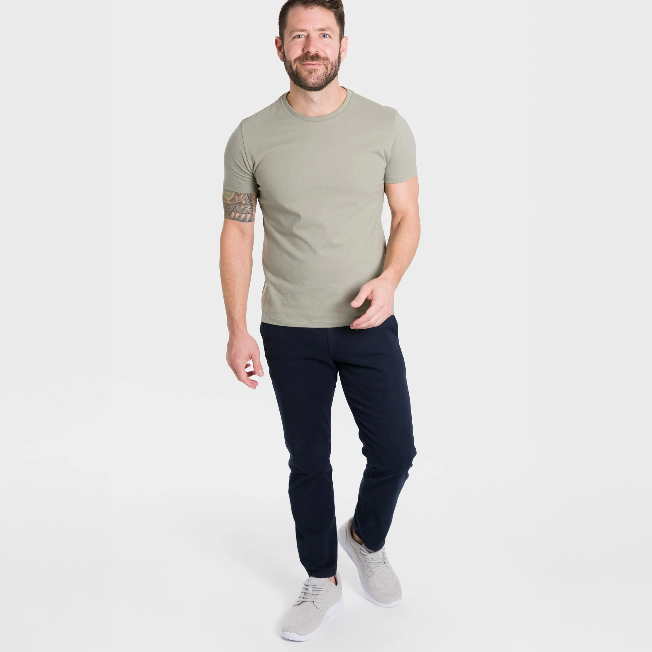 Navy Lightweight Stretch Chino