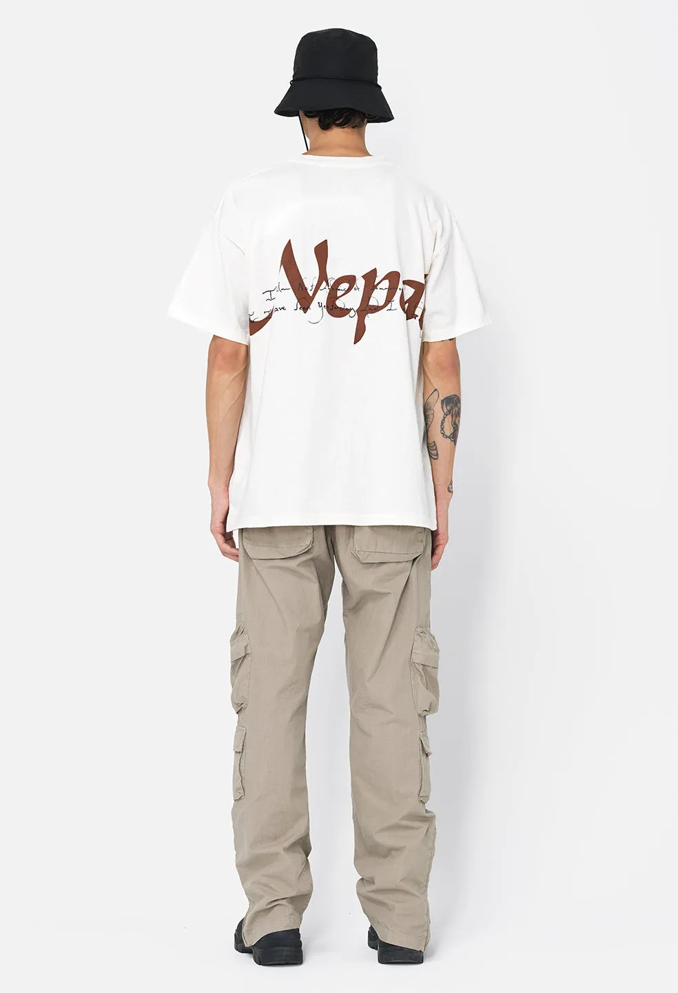 Nepal University Tee / Salt