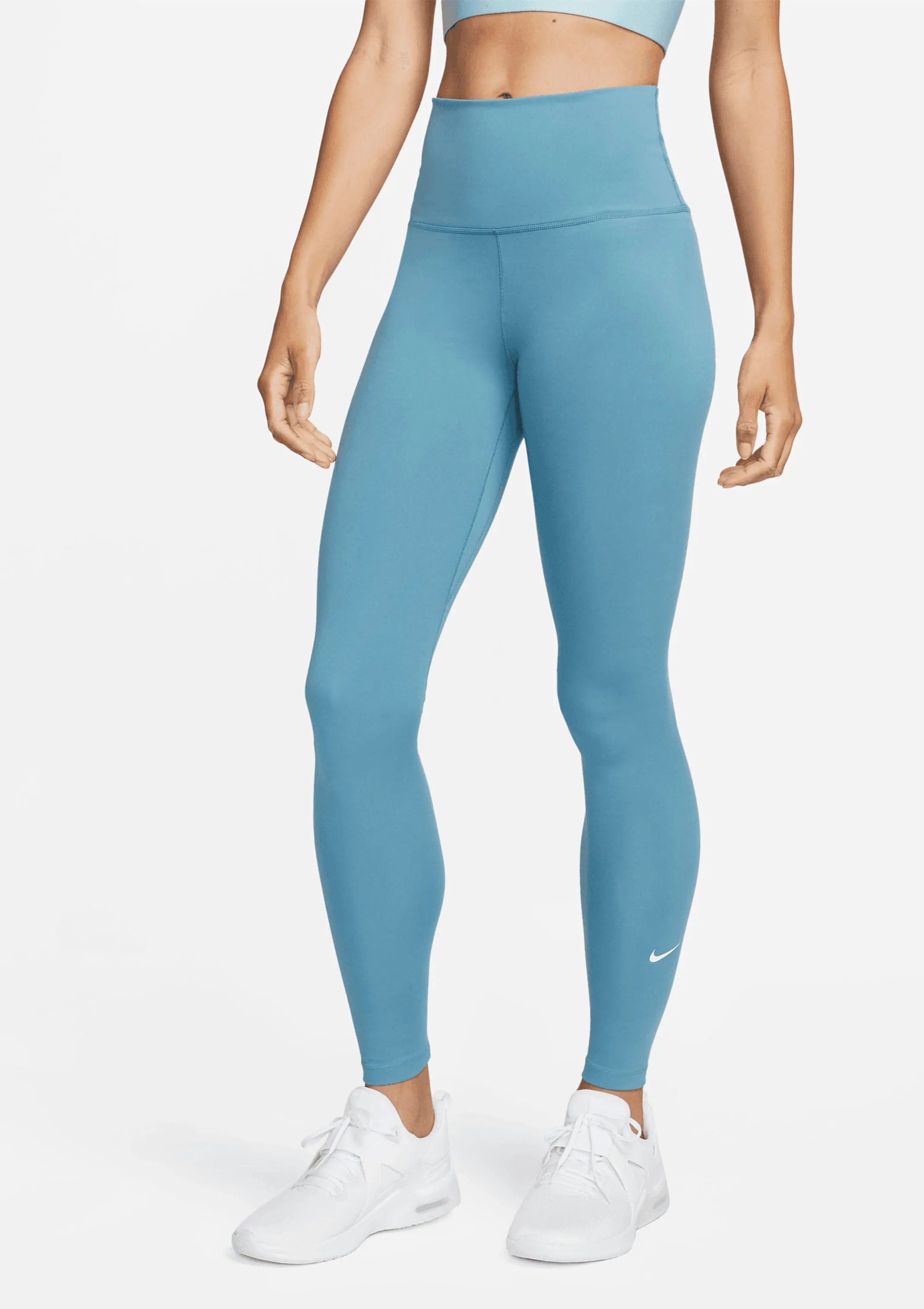 Nike Womens One High-Rise Leggings Blue <br> DM7278-440