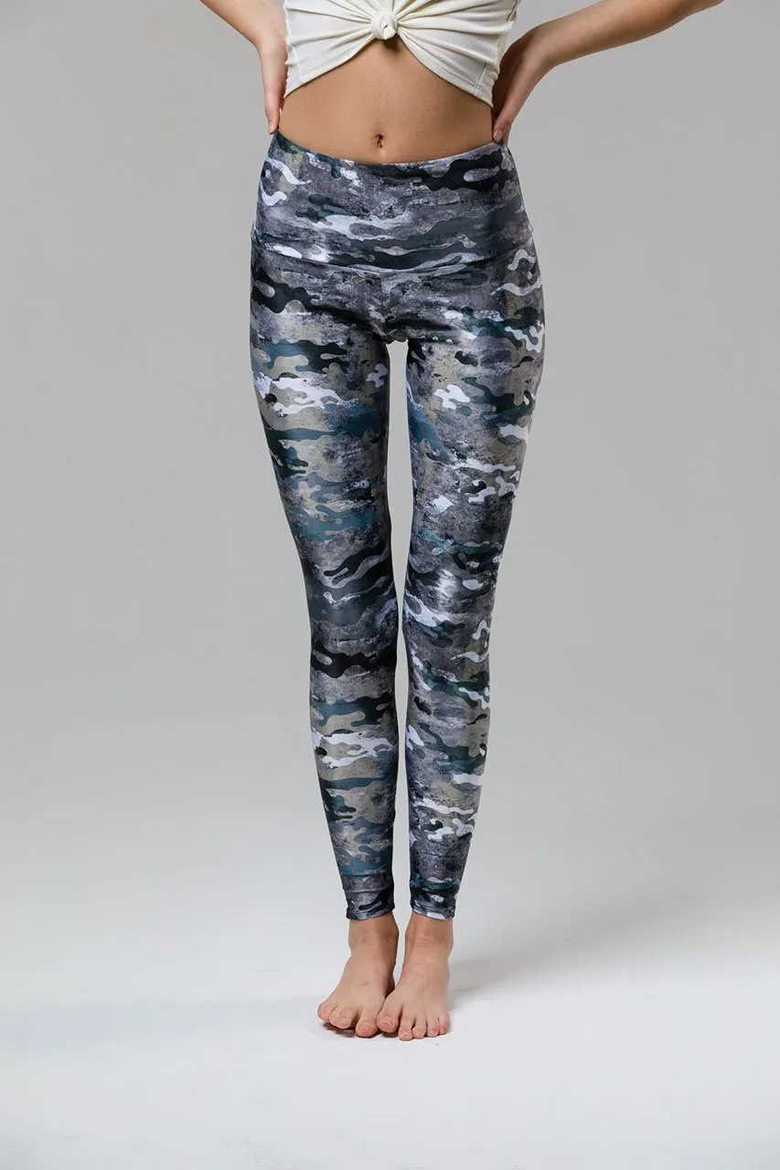 Onzie Marble Camo High Rise Legging