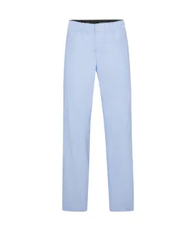 Comfortable Oxford Light Blue Pajama Pants with Convenient Magnetic Closures