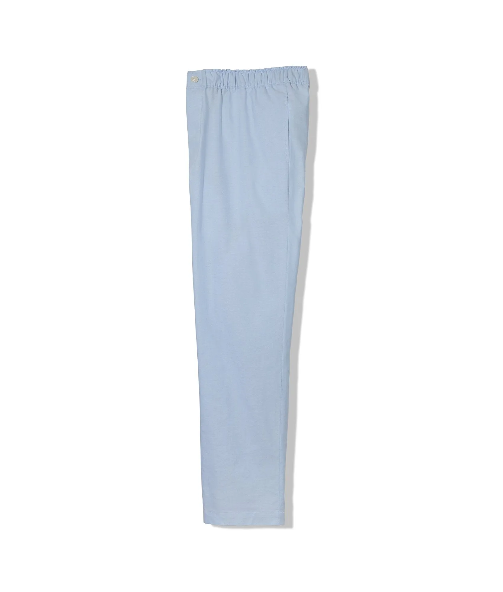 Comfortable Oxford Light Blue Pajama Pants with Convenient Magnetic Closures