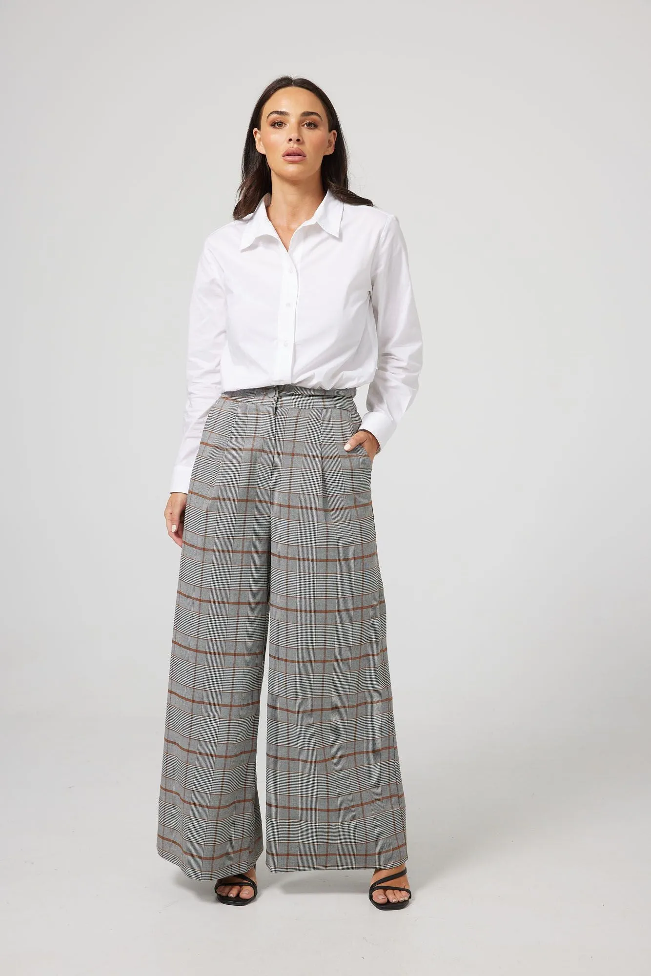 Oxford Pants (Tan Glen Plaid)