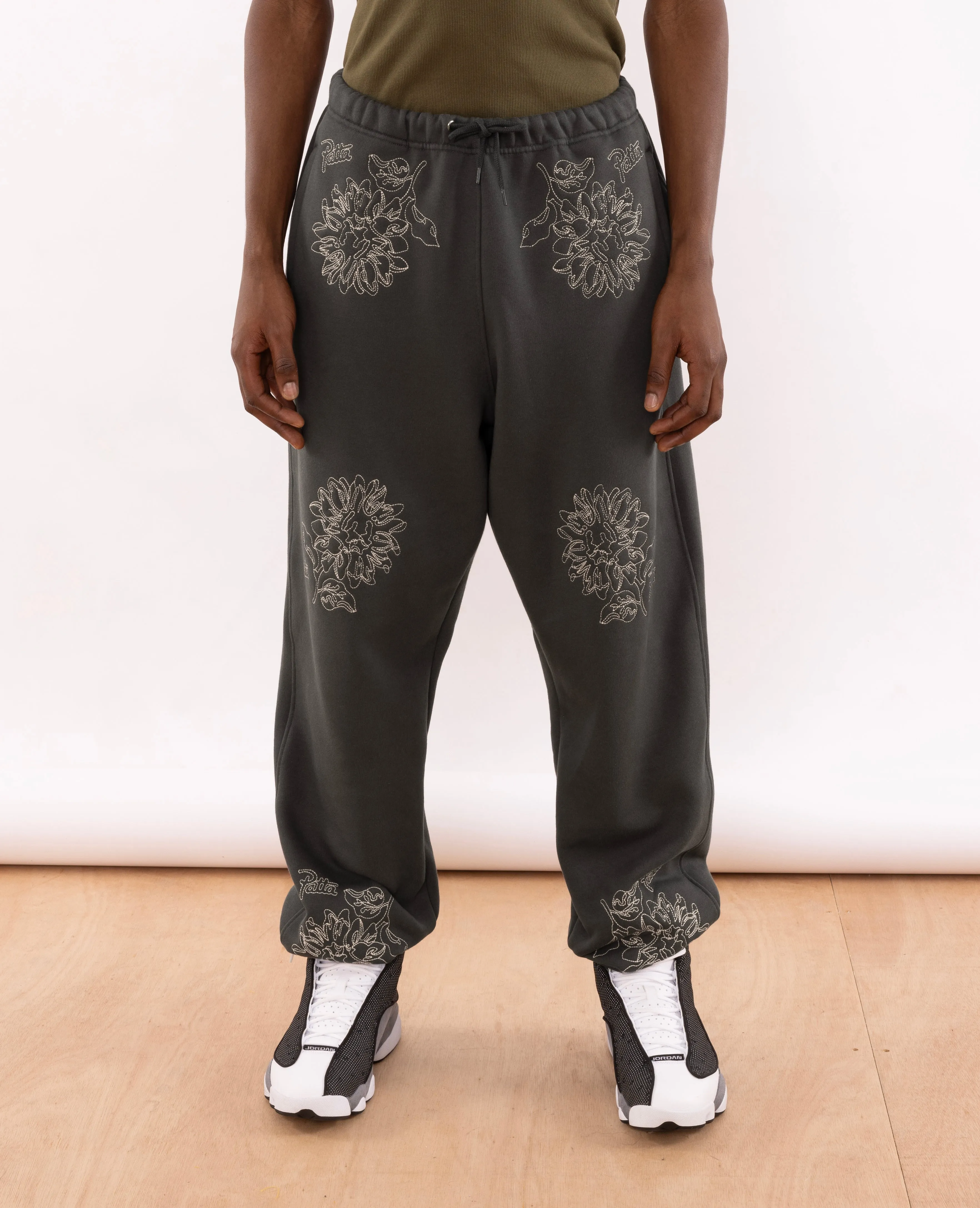 Patta Sunflower Jogging Pants (Sea Salt)