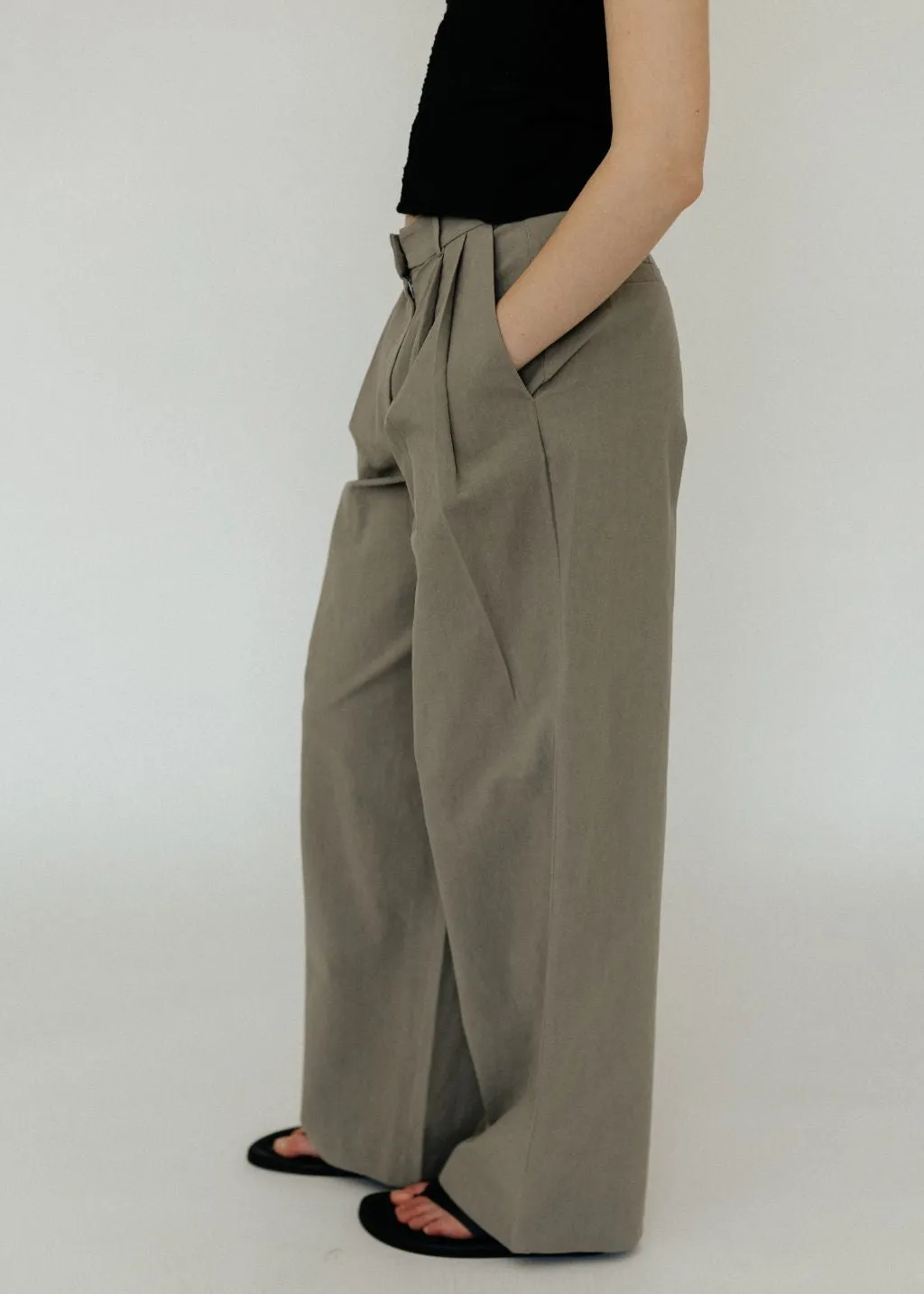 Proenza Schouler Helena Pant in Bayleaf