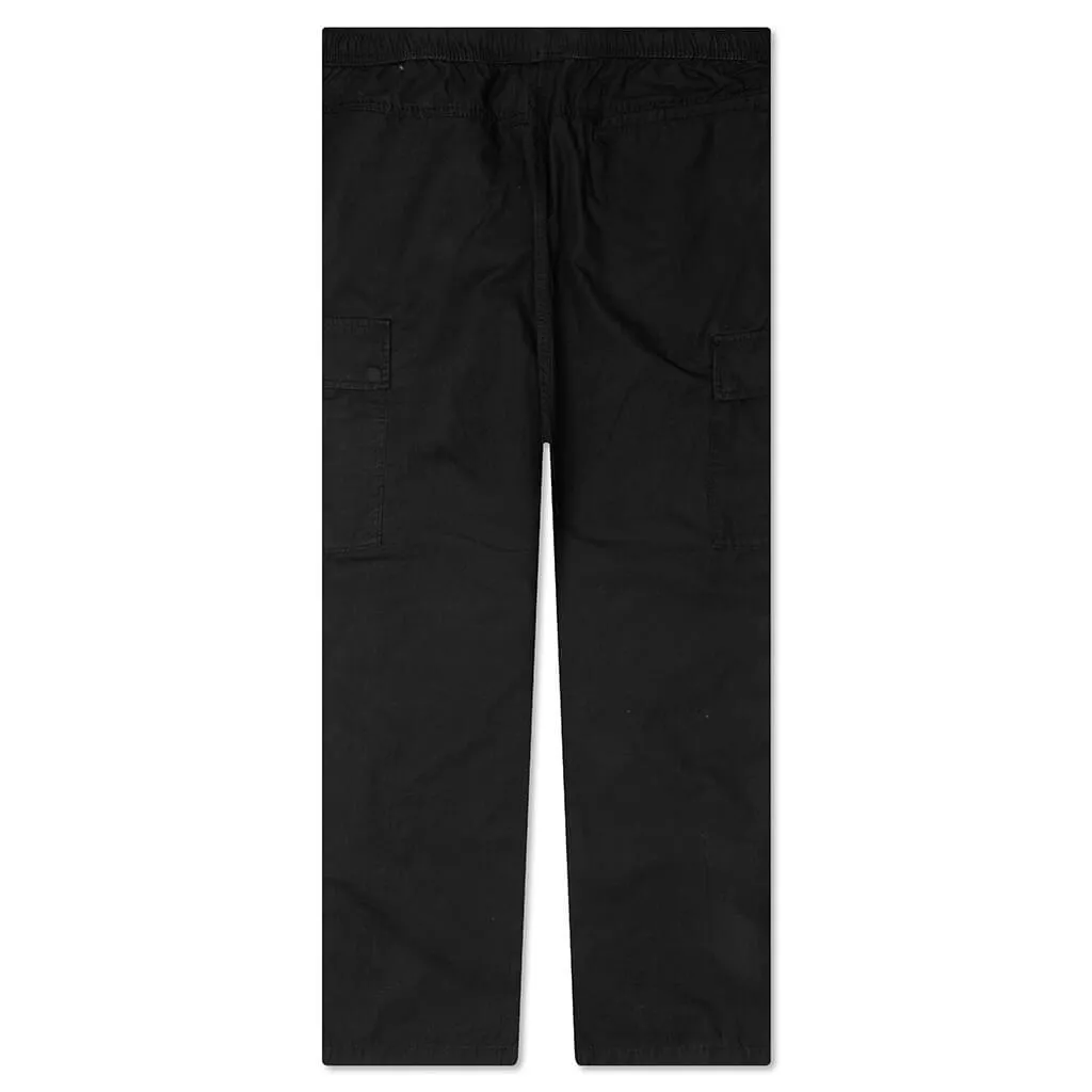 Ripstop Cargo Beach Pant - Black