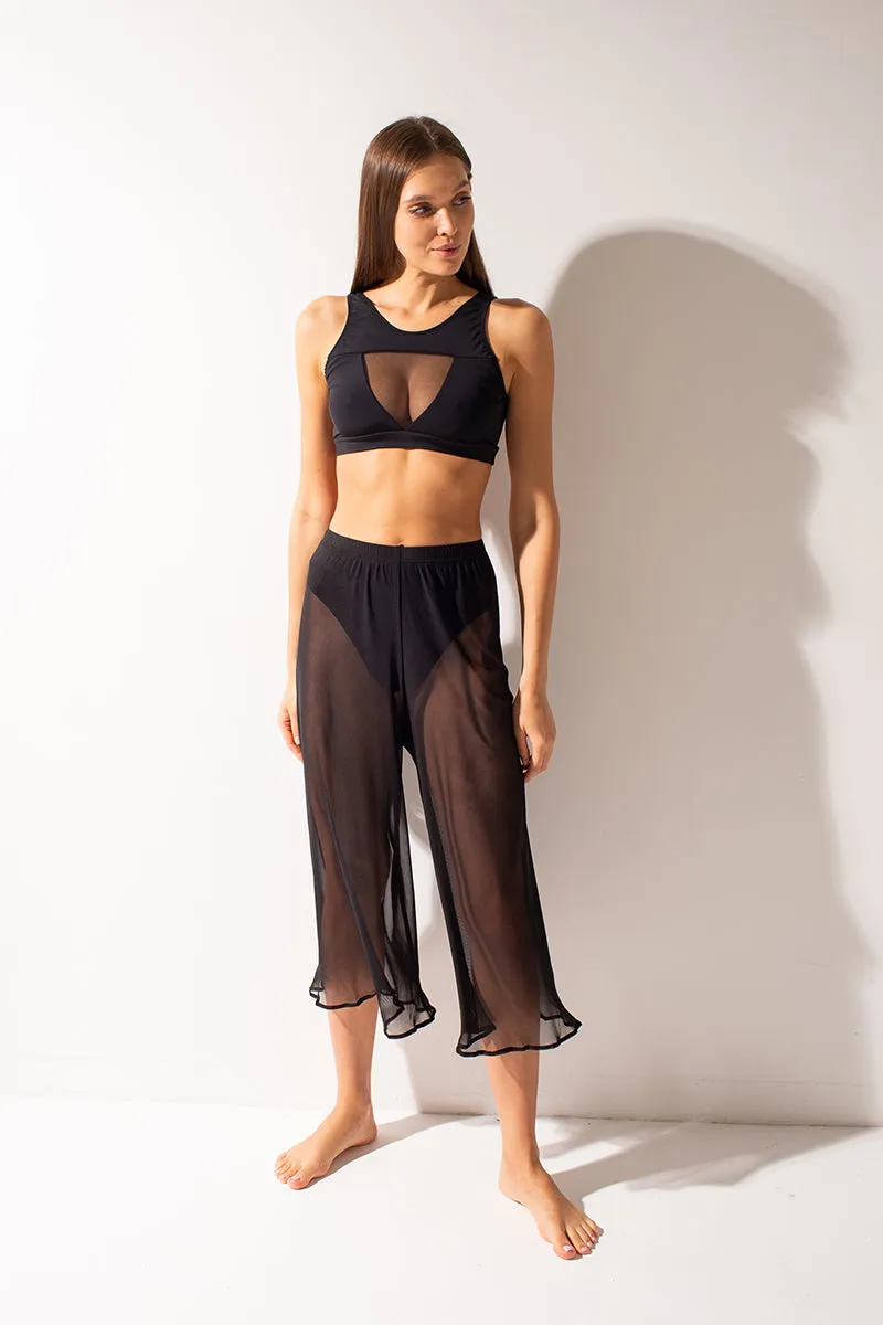 Shark Polewear Setka Mesh Flow Pants - Black Mesh