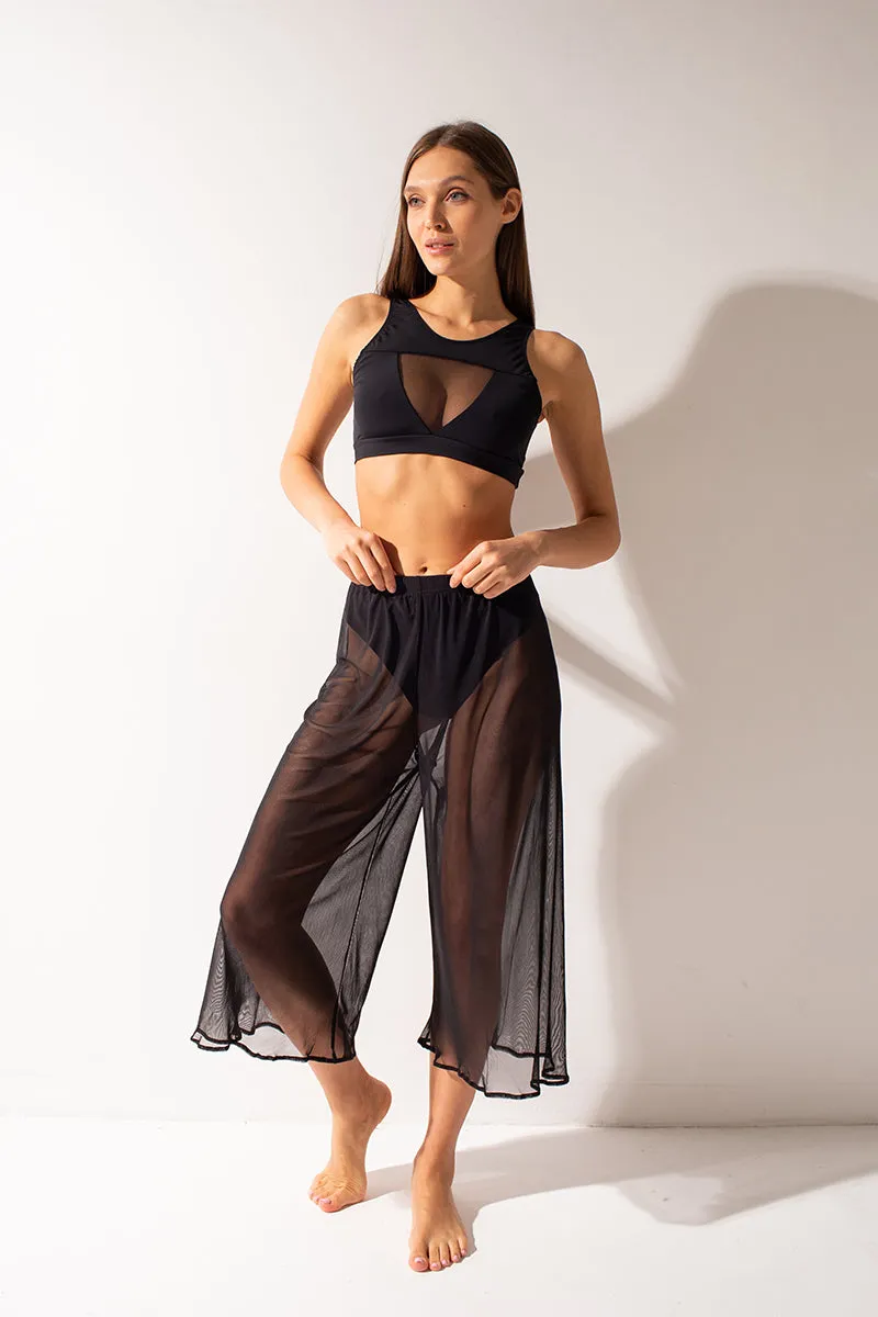 Shark Polewear Setka Mesh Flow Pants - Black Mesh