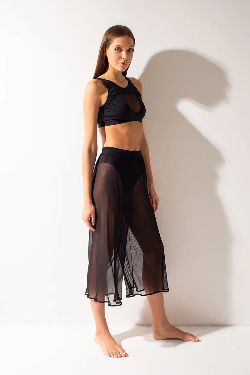 Shark Polewear Setka Mesh Flow Pants - Black Mesh