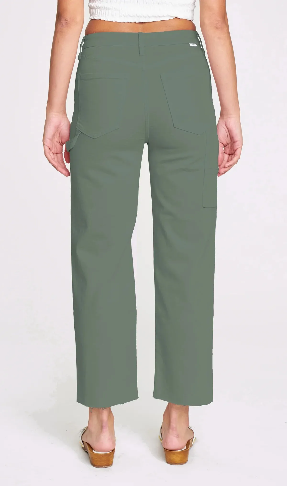 Sundaze Utility Crop Pants- Olive