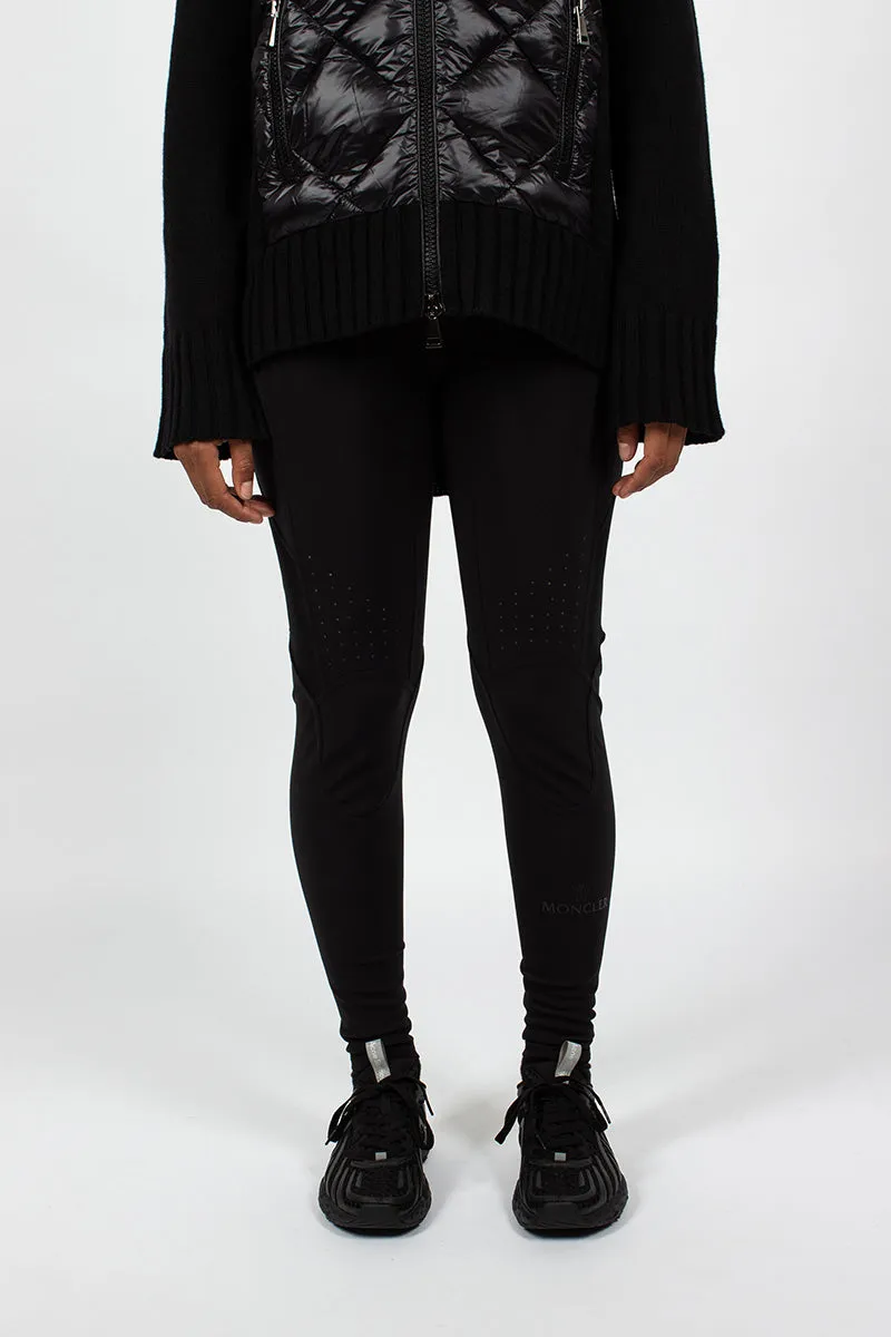 Technical Jersey Leggings Black