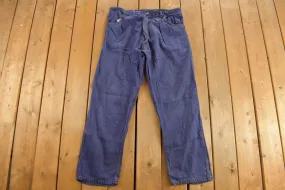 Vintage 1970s Blue Trouser Pants Size 38 X 31 / American Vintage / Workwear / Streetwear / Vintage Pants / Vintage Pants