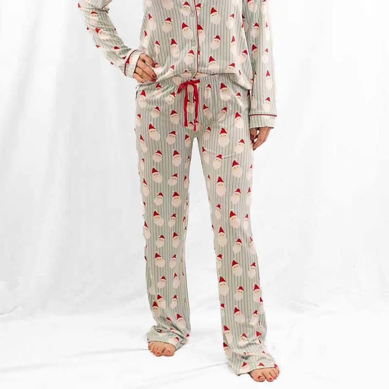 Women's Jolly Santa Pajama Pants